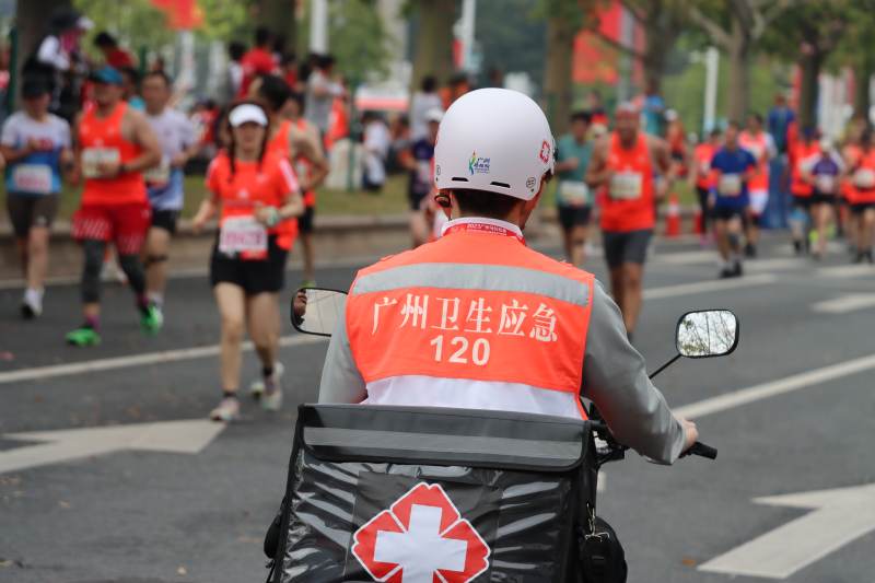 马拉松比赛中的医疗保障图片