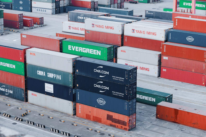 集装箱码头图片