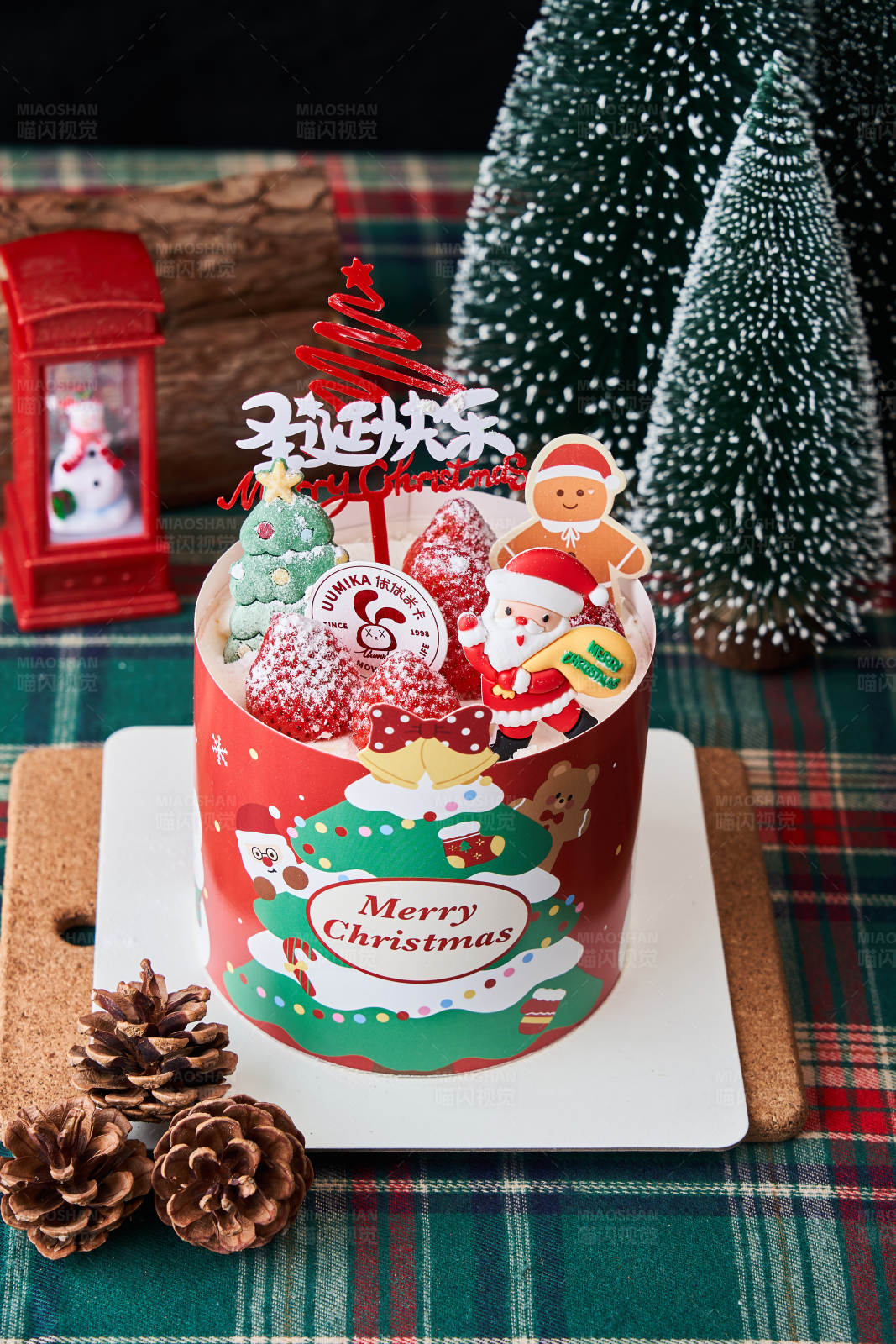 圣诞主题甜点杯图片