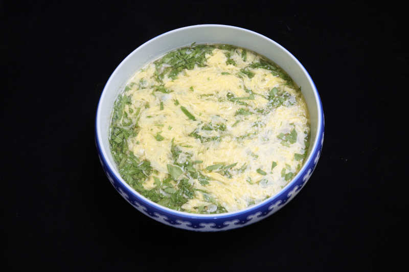 菠菜蛋花汤图片