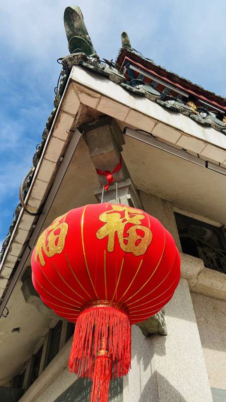 红灯笼迎新春图片