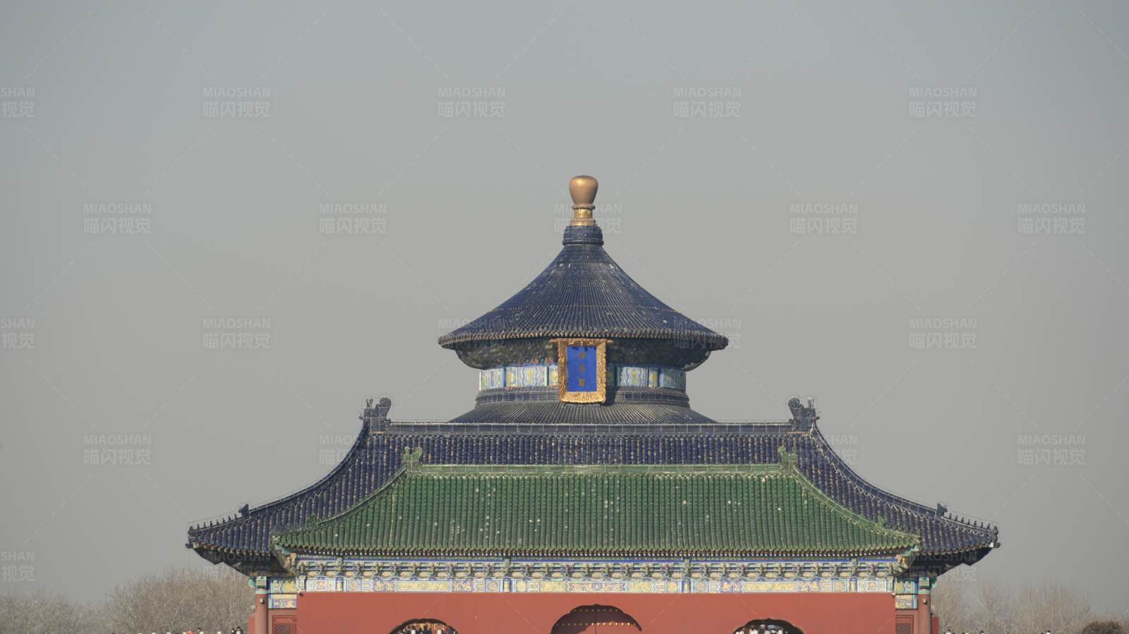 北京天坛的建筑景观图片