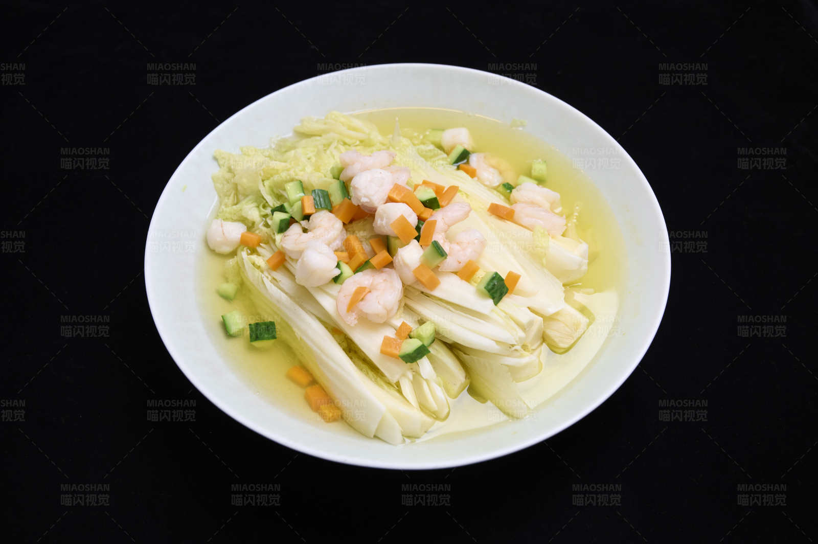 虾仁白菜汤图片