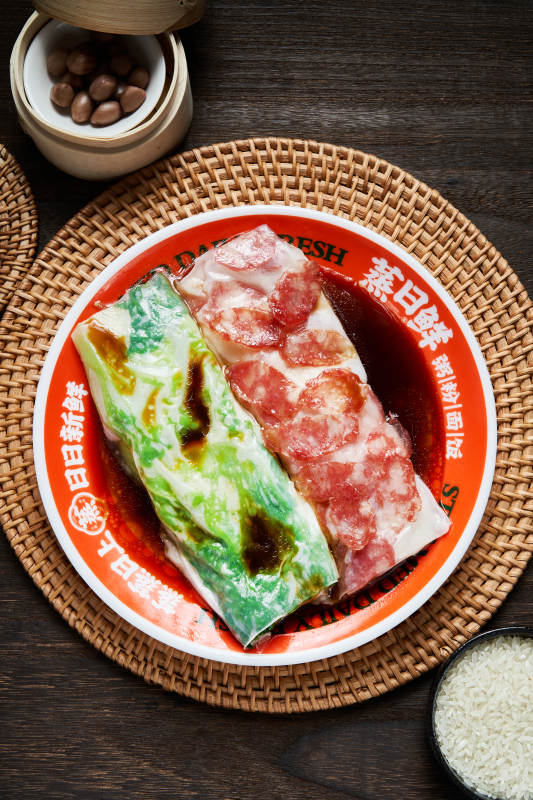 美味肠粉双拼图片