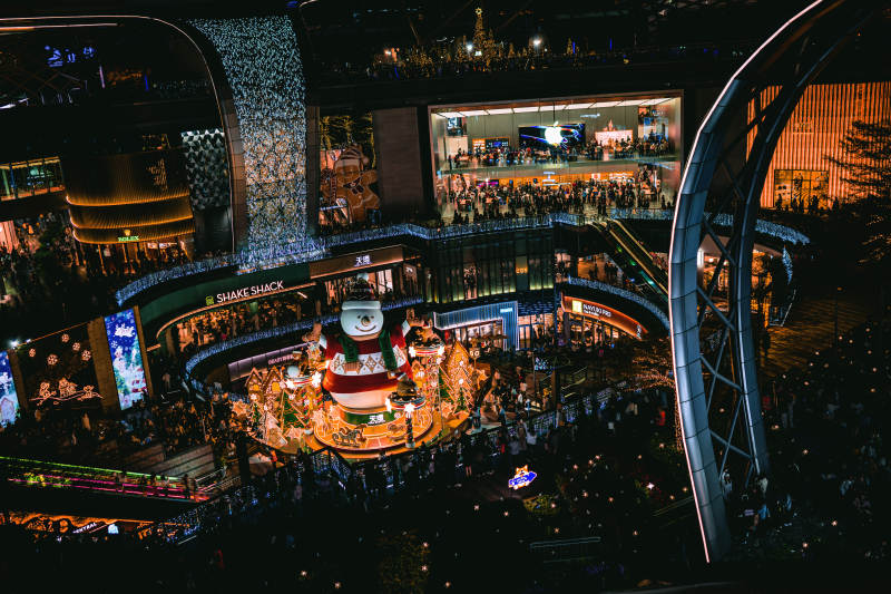 圣诞购物狂欢夜图片