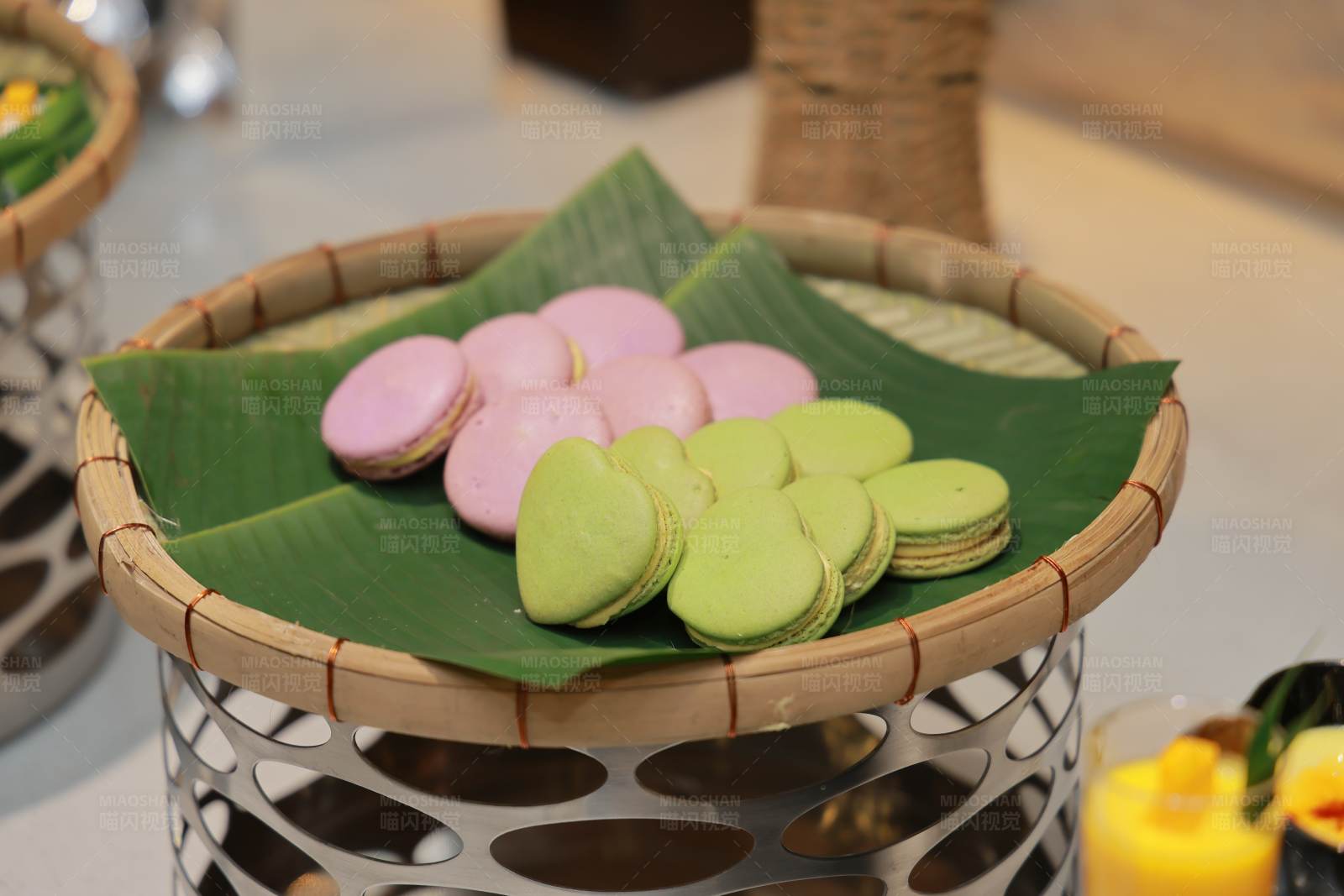 马卡龙甜点展示图片