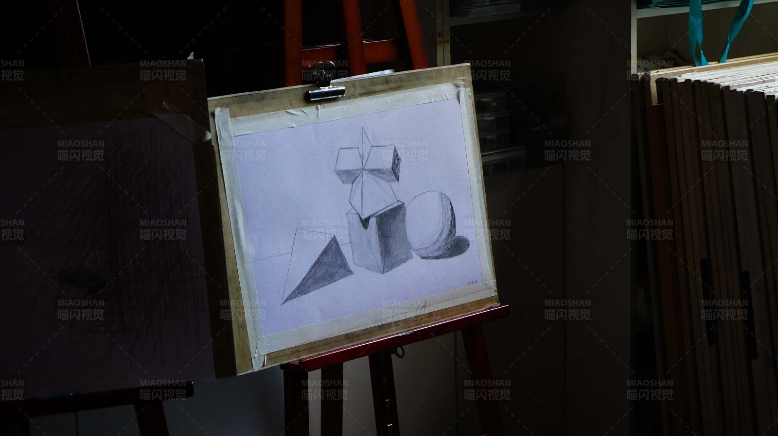 几何图形素描练习图片