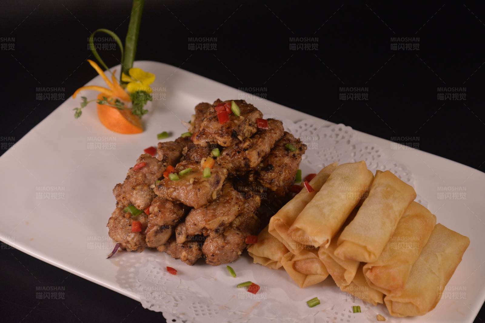 美味炸物拼盘图片