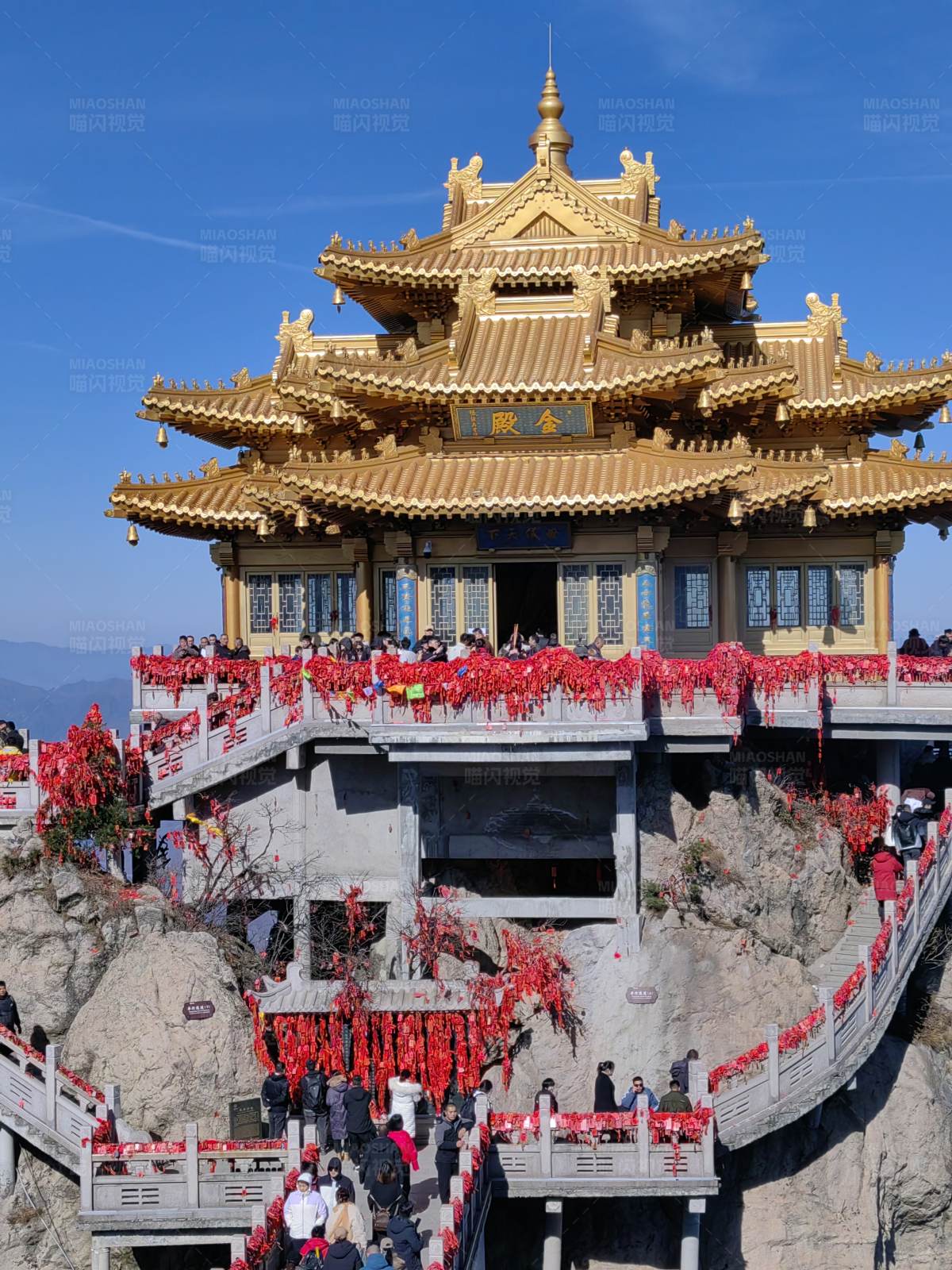 金顶古寺迎新春图片