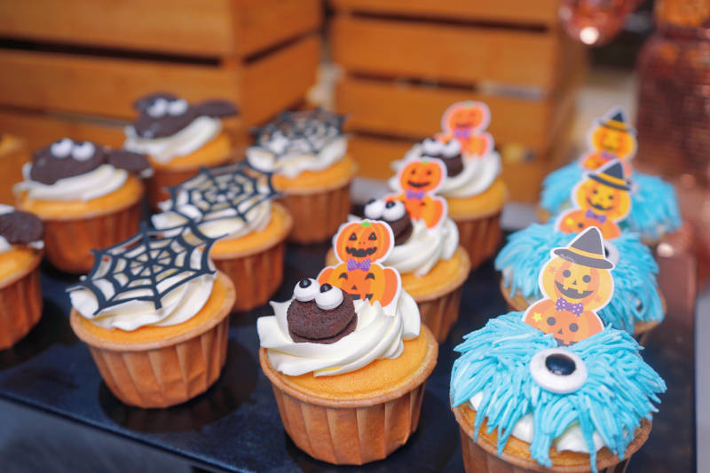 万圣节主题纸杯蛋糕图片