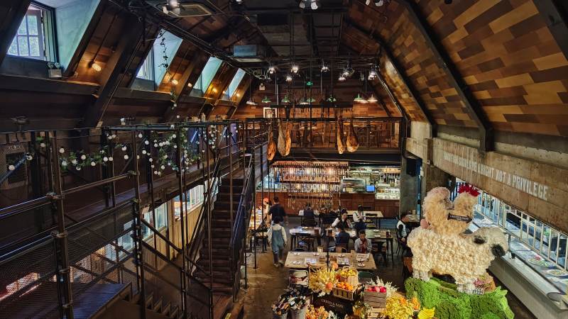 阁楼餐厅全景图片