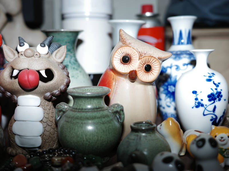 陶瓷摆件与花瓶图片