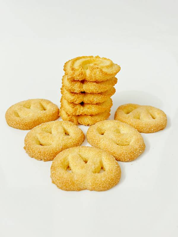 美味曲奇饼干堆叠图片