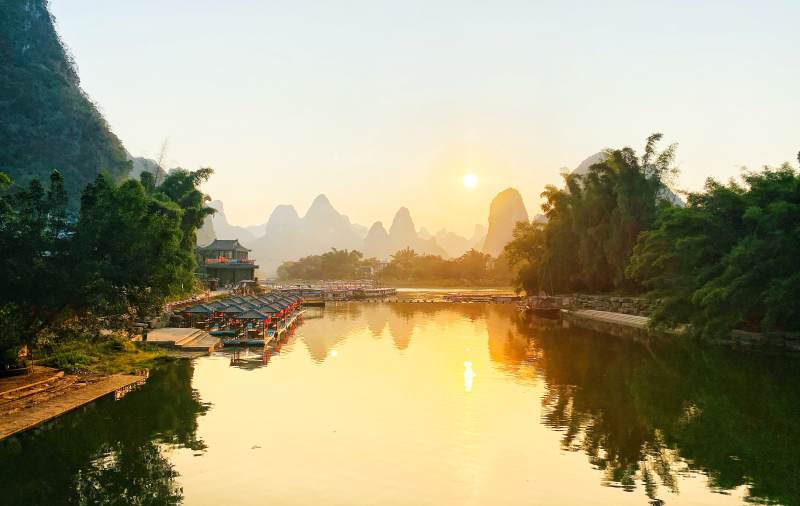 桂林山水甲天下图片