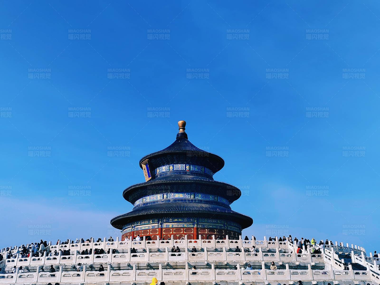 天坛的宏伟建筑图片