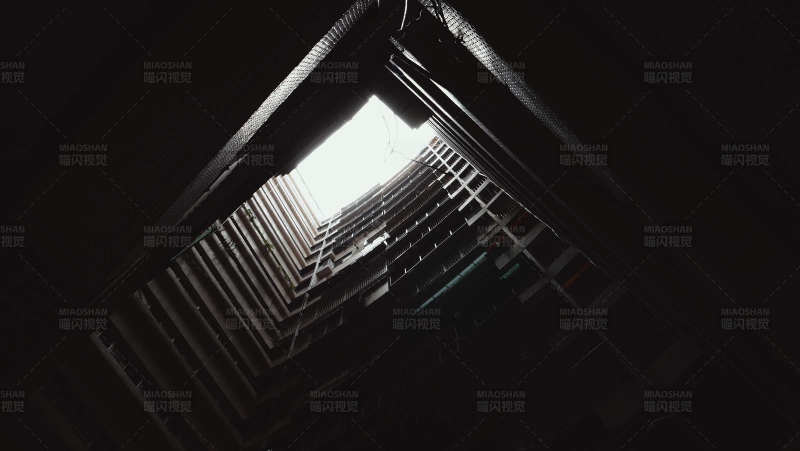 高楼仰视图图片