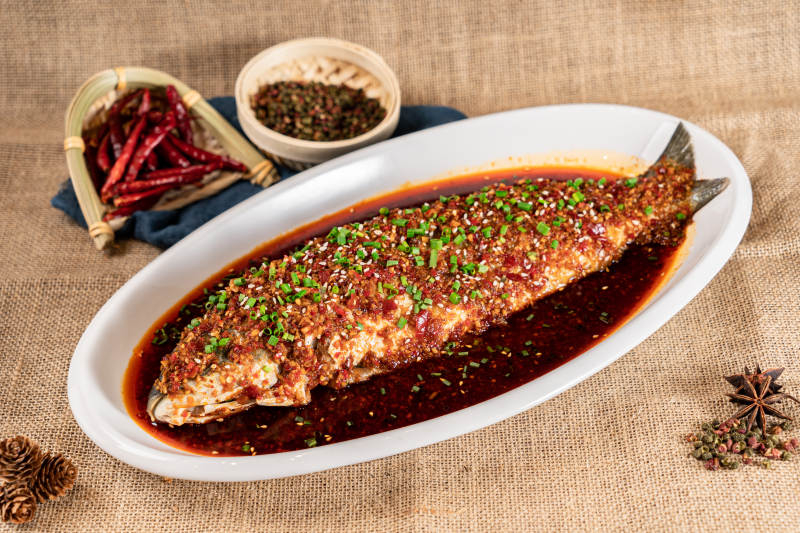 麻辣烤鱼图片
