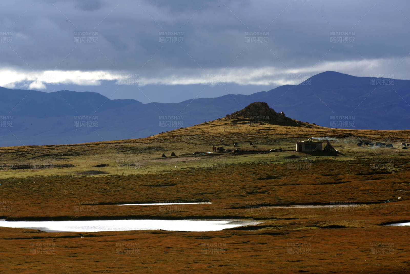 荒原上的孤屋图片