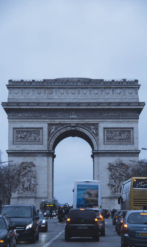 巴黎凯旋门图片