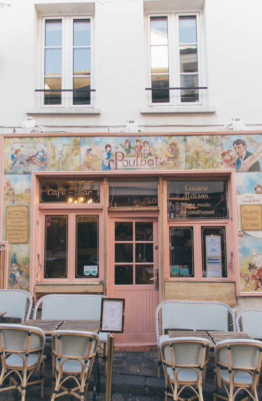 巴黎街头咖啡馆图片