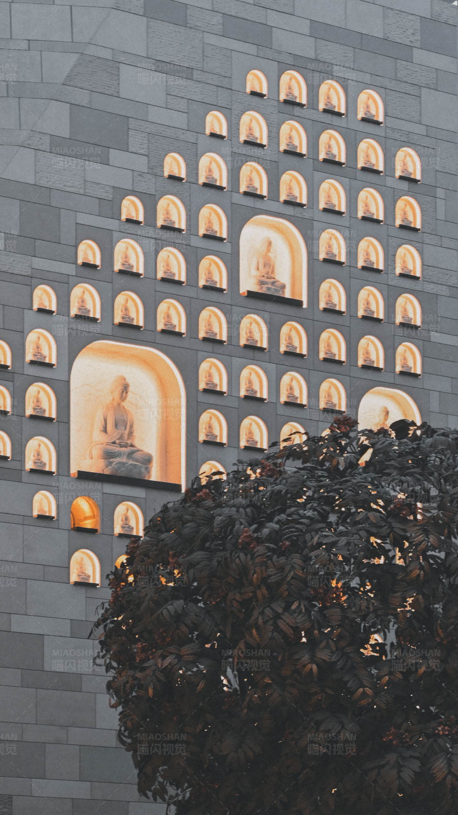 佛像壁龛建筑图片