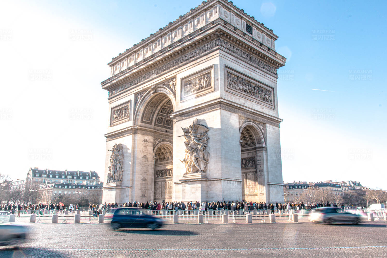 巴黎凯旋门图片