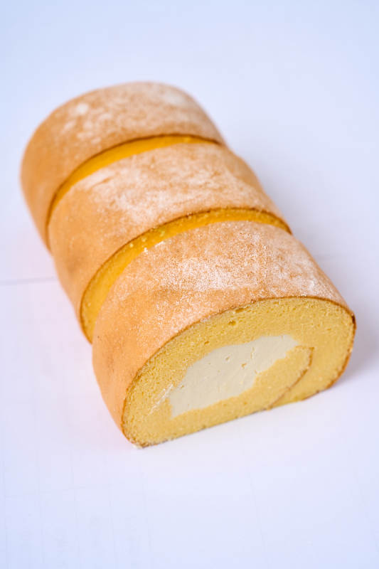 瑞士卷奶油蛋糕卷图片