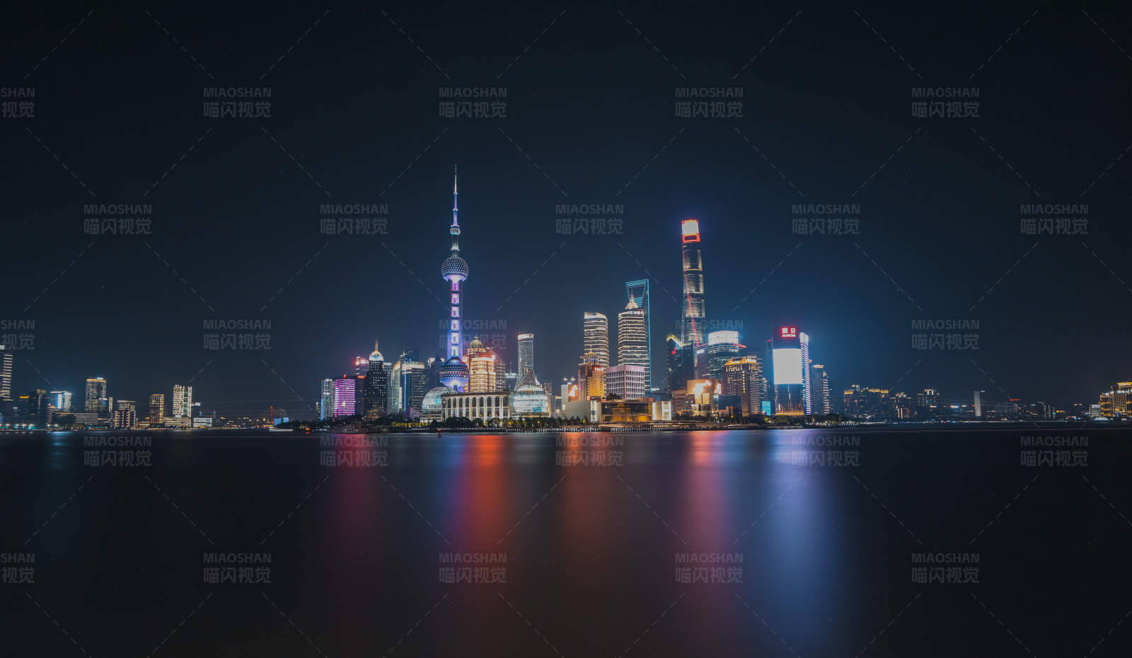 上海东方明珠夜景图片
