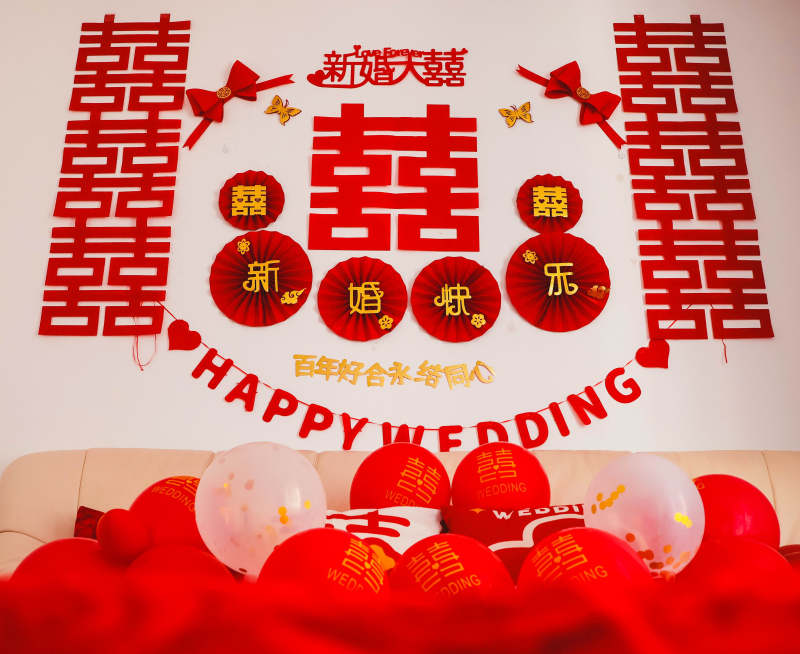 喜庆婚礼装饰图片