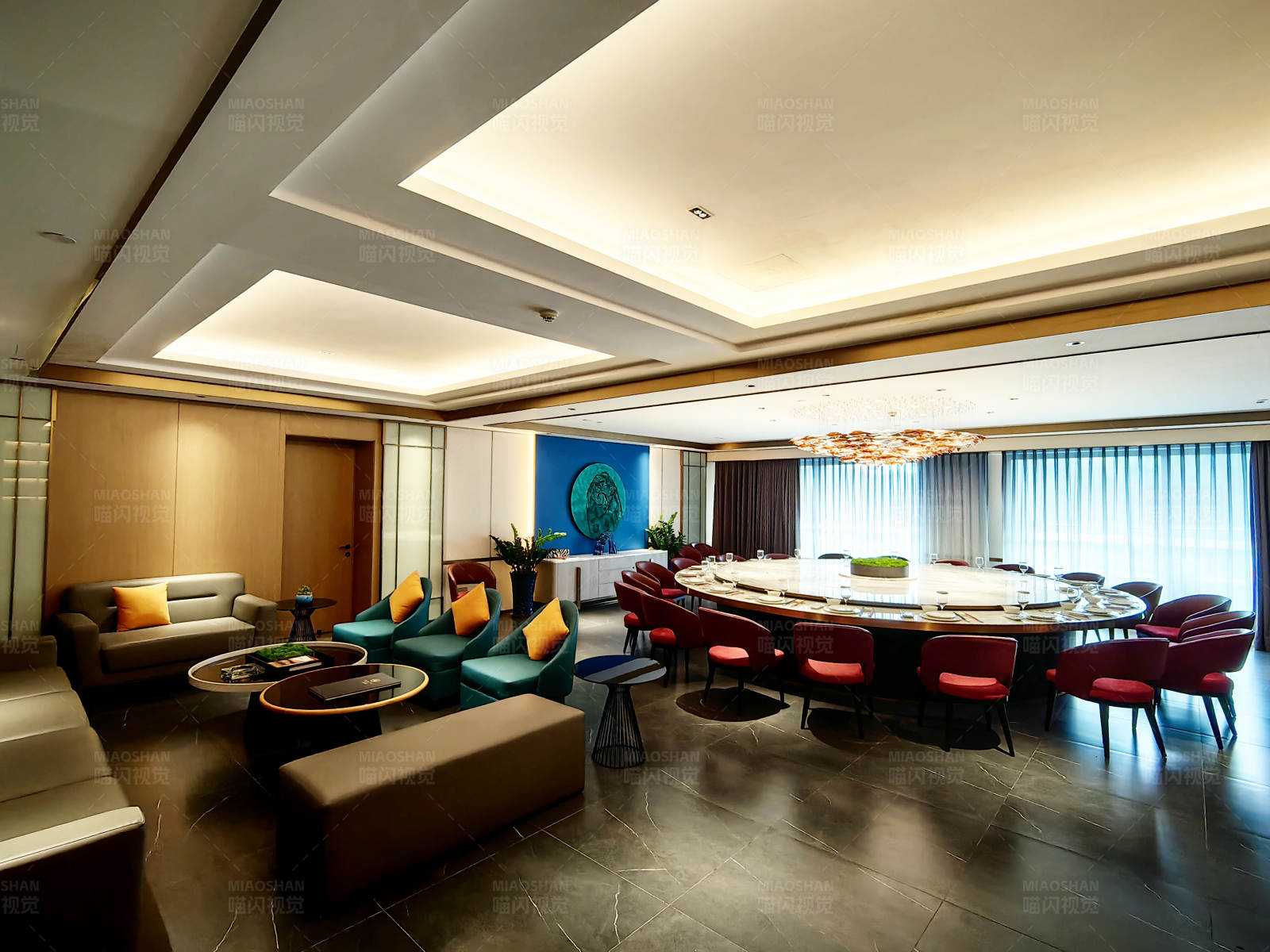 现代会议室图片