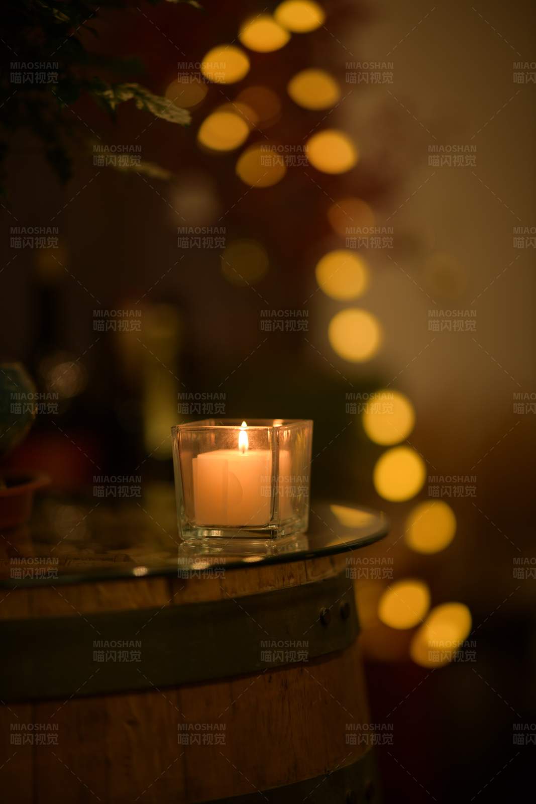 烛光温暖 夜色迷人图片