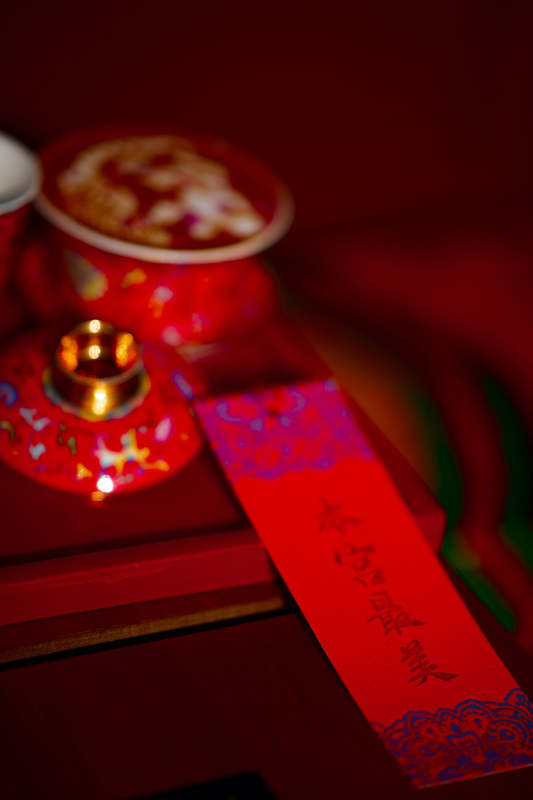 喜庆红色婚礼装饰品图片