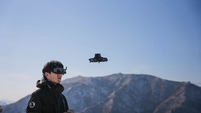 雪山VR飞行体验图片