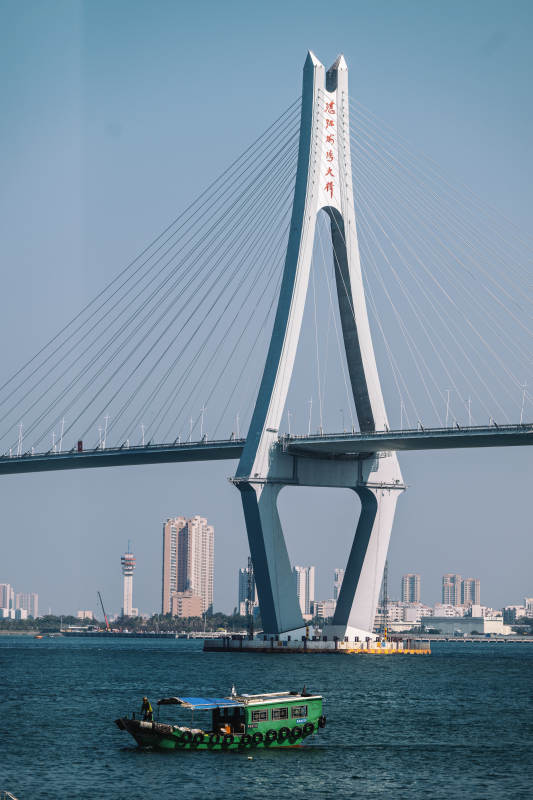 湛江海湾大桥图片