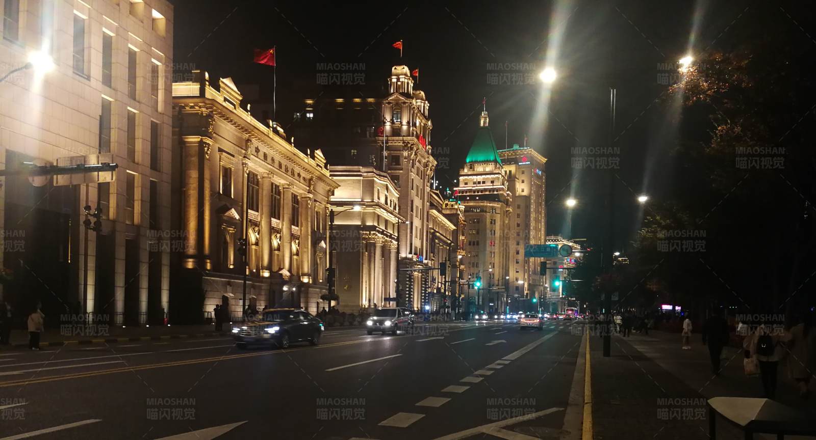 上海外滩夜景图片