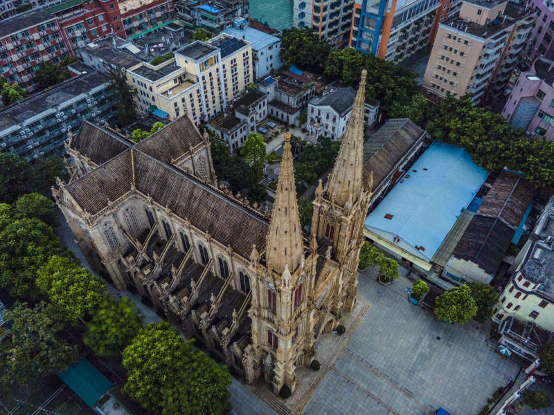 广州石室圣心大教堂图片