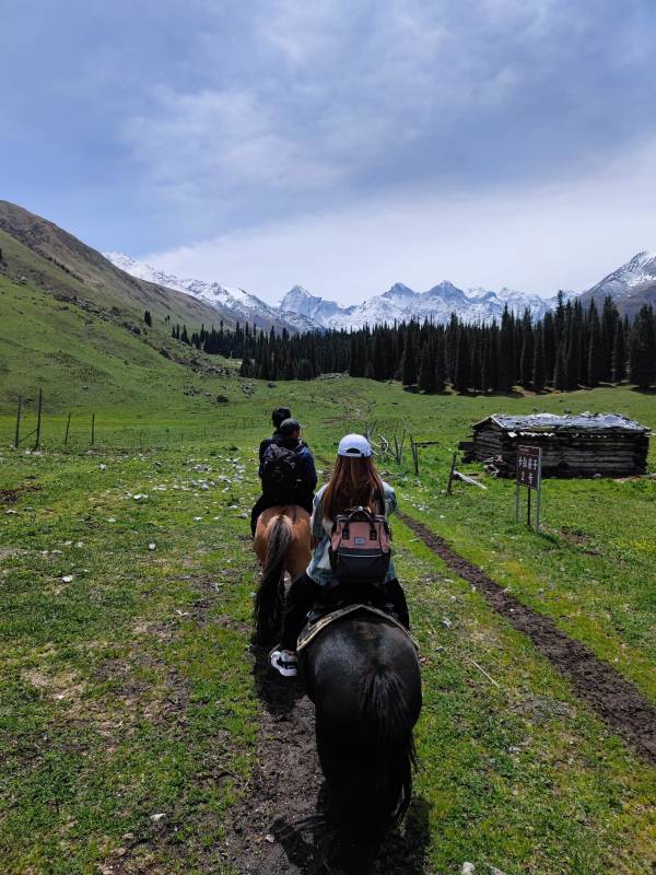 草原骑马之旅图片