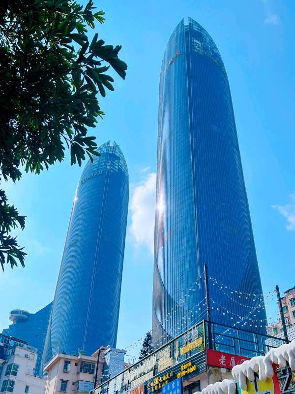 双子塔摩天大楼图片