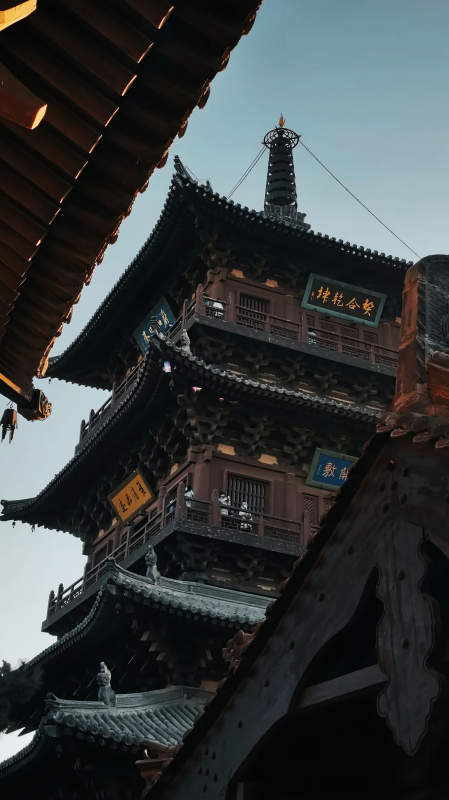 华严寺木塔图片