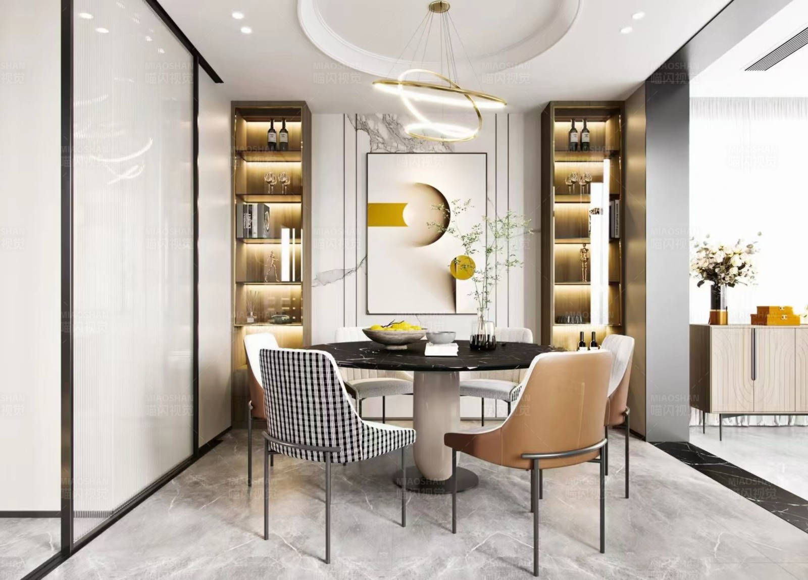 现代简约餐厅设计图片