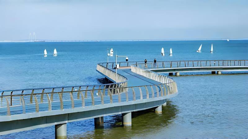珠海海天驿站景观栈道图片
