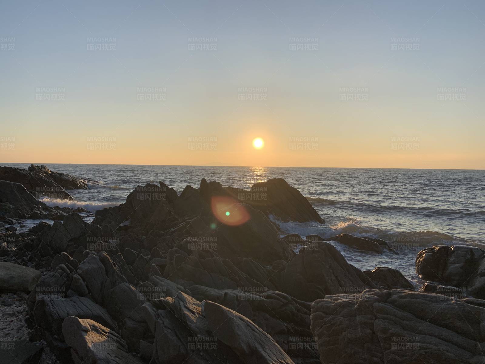 海边日落图片