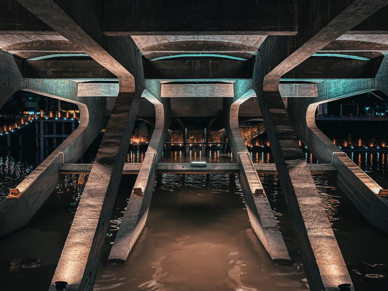 建始风雨桥水下桥梁结构图片