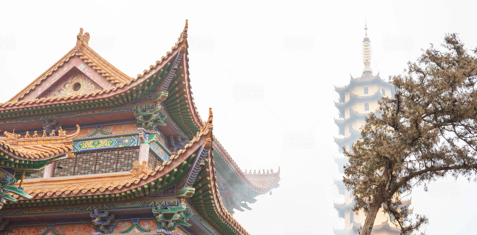 古塔与寺庙图片