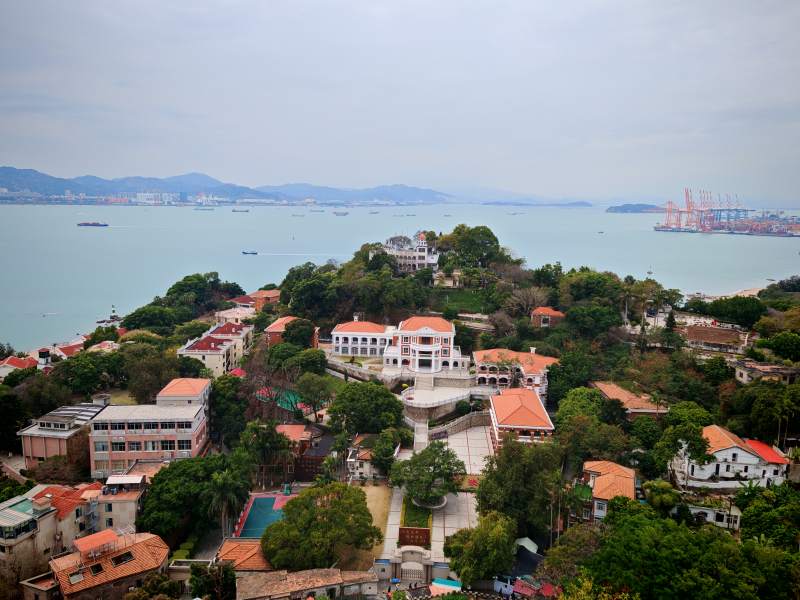 厦门鼓浪屿全景图片