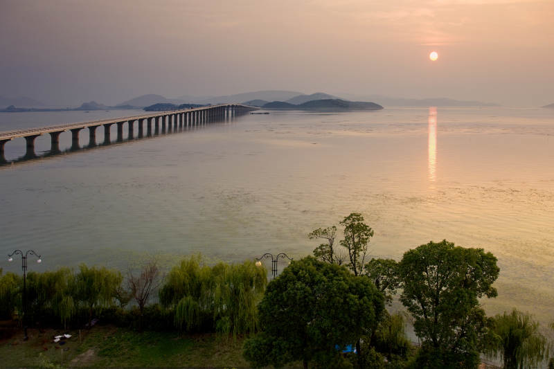 海上长桥-金鸡湖太湖大桥图片