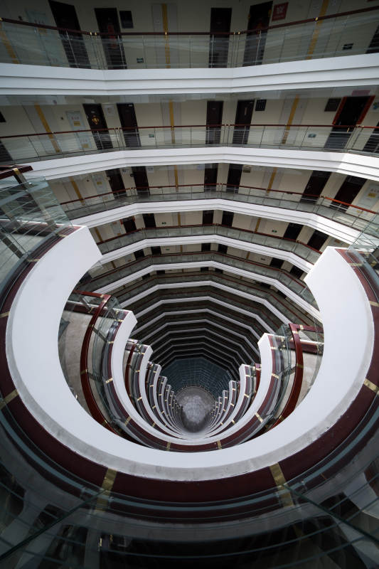 建筑螺旋楼梯俯视图图片