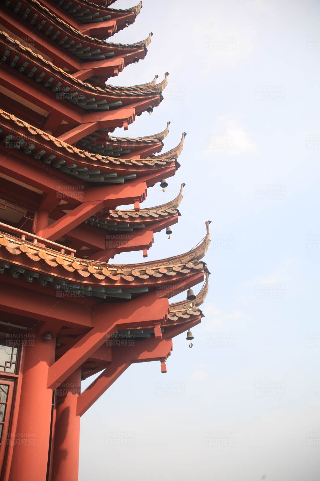 古建筑的飞檐翘角图片