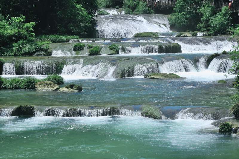 瀑布流水 自然景观图片