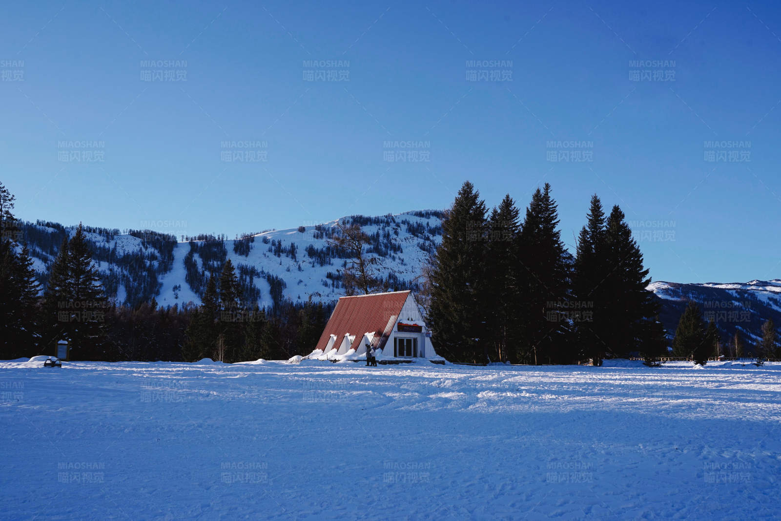 喀纳斯小木屋图片